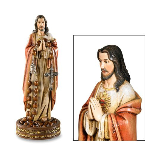 Sacred Heart Rosary Holder